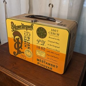 Pilsner Urquell 1842 orange and yellow Lunch Box